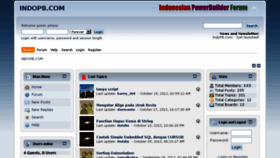 What Indopb.com website looked like in 2013 (10 years ago)