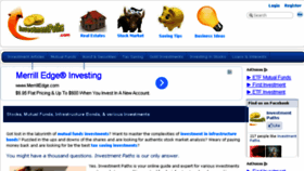 What Investmentpaths.com website looked like in 2013 (10 years ago)