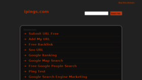 What Ipings.com website looked like in 2013 (11 years ago)
