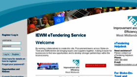 What Iewm.bravosolution.co.uk website looked like in 2013 (10 years ago)