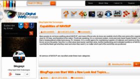 What Iblogpage.com website looked like in 2013 (10 years ago)
