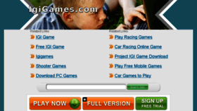 What Igigames.com website looked like in 2013 (10 years ago)