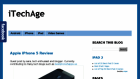 What Itechage.com website looked like in 2013 (10 years ago)