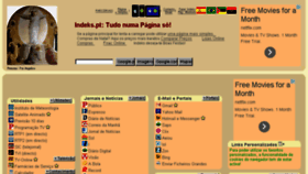 What Indeks.pt website looked like in 2014 (10 years ago)