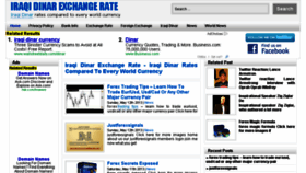 What Iraqidinarexchangerate.net website looked like in 2014 (10 years ago)