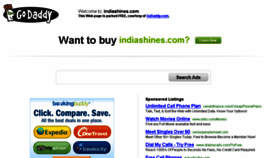 What Indiashines.com website looked like in 2014 (10 years ago)