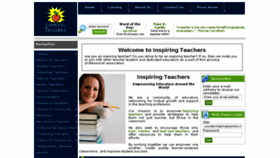 What Inspiringteachers.com website looked like in 2014 (10 years ago)