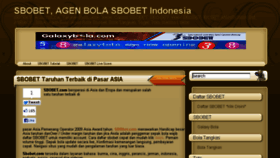 What Indosbobet.com website looked like in 2014 (10 years ago)