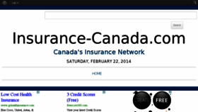 What Insurance-canada.com website looked like in 2014 (10 years ago)