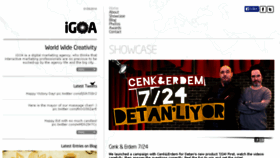 What Igoa.in website looked like in 2014 (10 years ago)