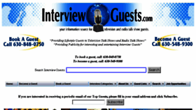 What Interviewguests.com website looked like in 2014 (10 years ago)