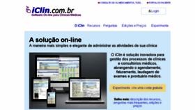 What Iclin.com.br website looked like in 2014 (10 years ago)