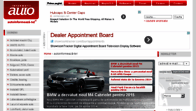 What Informatiiauto.ro website looked like in 2014 (10 years ago)