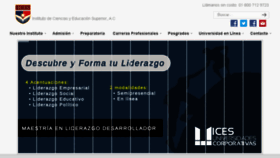 What Ices.edu.mx website looked like in 2014 (10 years ago)