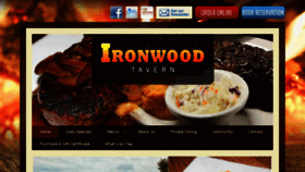 What Ironwoodtavern.com website looked like in 2014 (10 years ago)