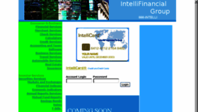 What Intellicard.com website looked like in 2014 (11 years ago)