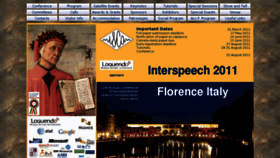 What Interspeech2011.org website looked like in 2014 (10 years ago)