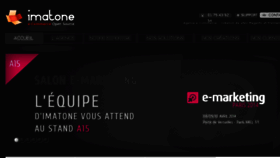 What Imatone.fr website looked like in 2014 (10 years ago)