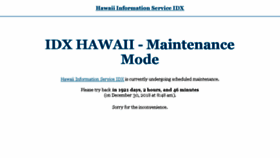 What Idxhawaii.com website looked like in 2014 (10 years ago)