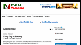 What Italiavacations.com website looked like in 2014 (10 years ago)