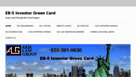 What Investmentgreencard.com website looked like in 2014 (10 years ago)