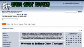 What Indianaghosts.org website looked like in 2014 (10 years ago)