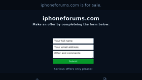 What Iphoneforums.com website looked like in 2014 (10 years ago)