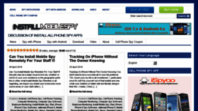 What Installmobilespy.com website looked like in 2014 (10 years ago)