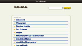 What Imoscout.de website looked like in 2014 (9 years ago)