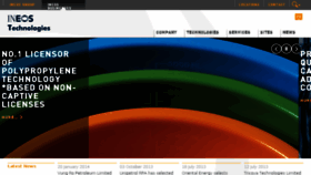 What Innovene.com website looked like in 2014 (9 years ago)