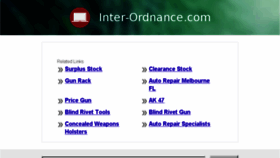 What Inter-ordnance.com website looked like in 2014 (10 years ago)