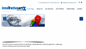 What Innovativeartz.com website looked like in 2014 (9 years ago)