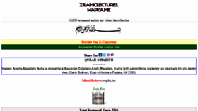 What Islamiclectures.wapka.mobi website looked like in 2014 (9 years ago)