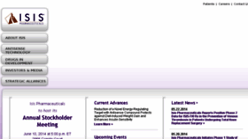 What Isispharm.com website looked like in 2014 (9 years ago)
