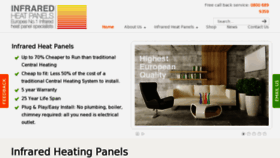What Infraredheatpanels.com website looked like in 2014 (9 years ago)