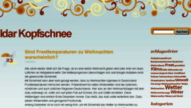 What Idarkopfschnee.de website looked like in 2014 (9 years ago)