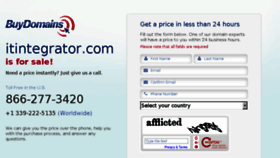 What Itintegrator.com website looked like in 2014 (9 years ago)