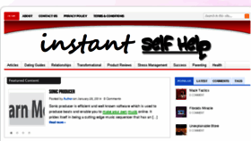 What Instantselfhelp.com website looked like in 2014 (9 years ago)