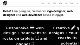 What Iampenguin.com website looked like in 2014 (9 years ago)