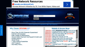 What Iptvturk.net website looked like in 2014 (9 years ago)