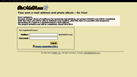 What Inmail24.com website looked like in 2014 (9 years ago)