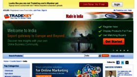 What India.tradekey.com website looked like in 2014 (9 years ago)