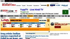 What Ibnlive.com website looked like in 2014 (9 years ago)