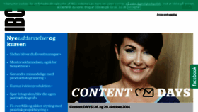 What Ibckurser.dk website looked like in 2014 (9 years ago)