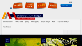 What Inspirationmind.com website looked like in 2014 (9 years ago)