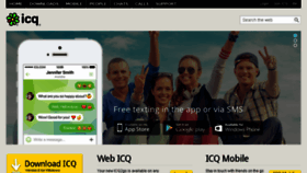 What Icq.de website looked like in 2014 (9 years ago)