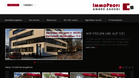 What Immoprofi-zahedi.de website looked like in 2014 (9 years ago)