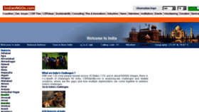 What Indianngos.com website looked like in 2014 (9 years ago)