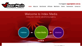 What Index.com.my website looked like in 2014 (9 years ago)