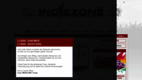 What Indiezone.de website looked like in 2014 (9 years ago)